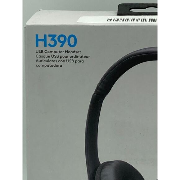 Logitech H390 Over-Head Comfort USB Headphones Noise-Canceling Microphone - NEW - Picture 3 of 7